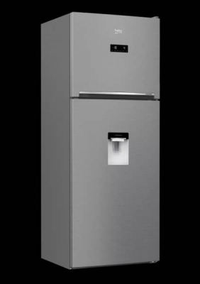 REFRIGERATEUR BEKO 560 NOFROST/DISTRIBUTEUR D'EAU /EVERFRESH/BRUSH SILVER/PROSMART - RDNT56DS - RDNT56DS