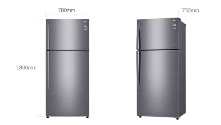 REFRIGERATEUR LG 700L  - GN-C72HLCL.APZPAAS