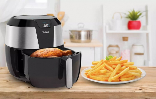 FRITEUSE TEFAL AIR FRYER CAPACITE 5.6L 8 PROGRAMME 8 PERSONNE  XXL -EY701D15 - EY701D15