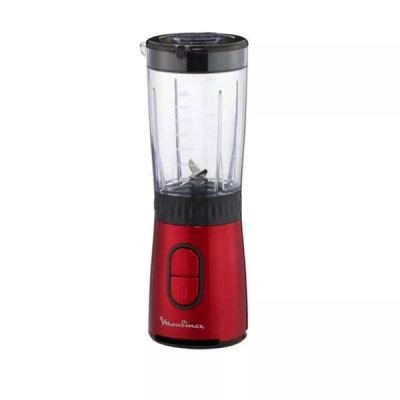 BLENDER MOULINEX MIX AND DRINK 2 VITESSES 350 W  BOLL PLASTIQUELM133510 - LM133510