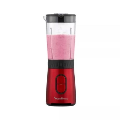 BLENDER MOULINEX MIX AND DRINK 2 VITESSES 350 W  BOLL PLASTIQUELM133510 - LM133510