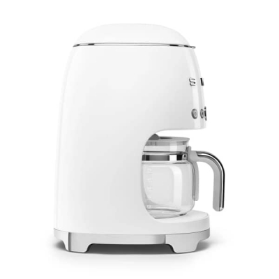 CAFETIERE SMEG A FILTER ANNEE 50 1050W/1.4 LT/10 TASSES/AFFICHEUR BLANC DCF02WHEU - DCF02WHEU