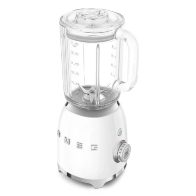 BLENDER SMEG ANNÉES 50 EN Tritan 1.5LT 800W 4 VITESSE 4 LAMES 4 programmes  BLANC  BLF03WHEU - BLF03WHEU