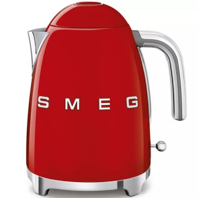 BOUILLOIRE SMEG ANNÉES 50  1.7LT 7 TASSES 2400W EN ACIER INOXYDABLE   ROUGE - KLF03RDEU