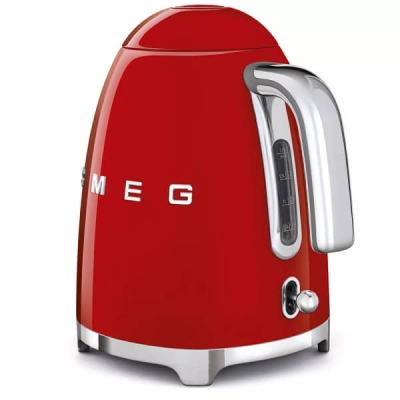 BOUILLOIRE SMEG ANNÉES 50  1.7LT 7 TASSES 2400W EN ACIER INOXYDABLE   ROUGE - KLF03RDEU