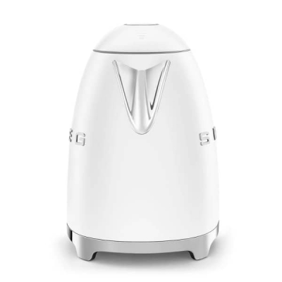 BOUILLOIRE SMEG ANNÉES 50 1.7LT/2400W/7 TASSES/EN ACIER INOXYDABLE/SANS FIL BLANC - KLF03WHMEU