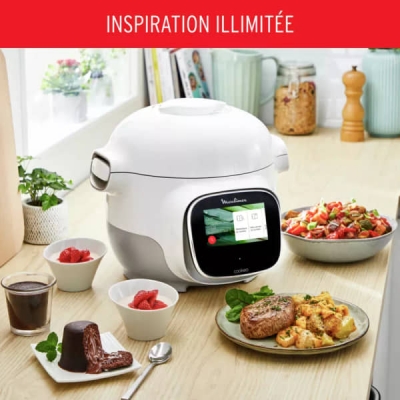 Cookeo moulinex  Touch Mini, Multicuiseur connecté, 3L , écran tactile , - CE922110