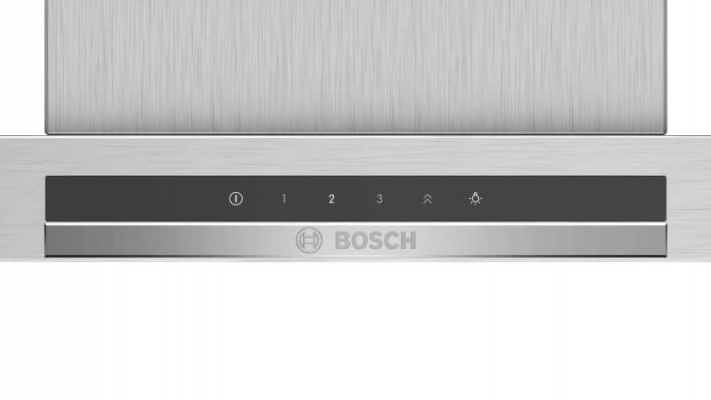 HOTTE BOSCH 90CM DECORATIVE INOX 604M3/H GRAND AFFICHEUR TOUCHSELECT SERIE 4 DWB96IM50 - DWB96IM50