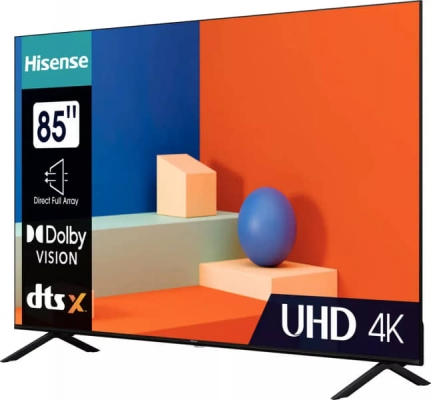 TELEVISEUR HISENSE 85" UHD SMART 4K SERIE A6 - 85A6K