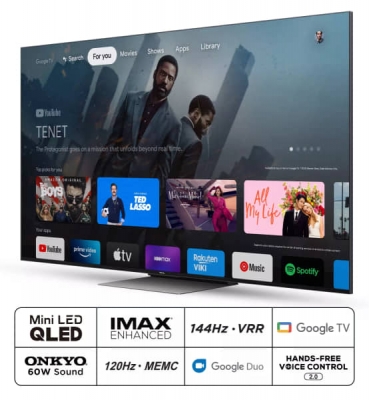 TELEVISEUR TCL MINI LED 55" 4K SMART - 55C835