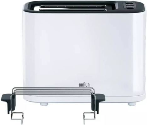 GRILLE PAIN BRAUN BLANC 1000 W HT3010WH - HT3010WH