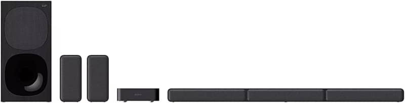 BARRE DE SON SONY 600wat  5.1CH Home Cinema avec Enceintes Satellites sans Fil, Noir HT-S40R - HT-S40R