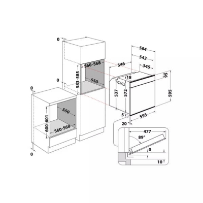 four whirpool pyrolyse 73l  6eme sense AKZM8660IX - AKZM8660IX