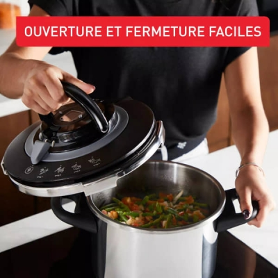 COCOTTE SEB  CLIPSO 10 L CHEF PLUS P4551500 - P4551500