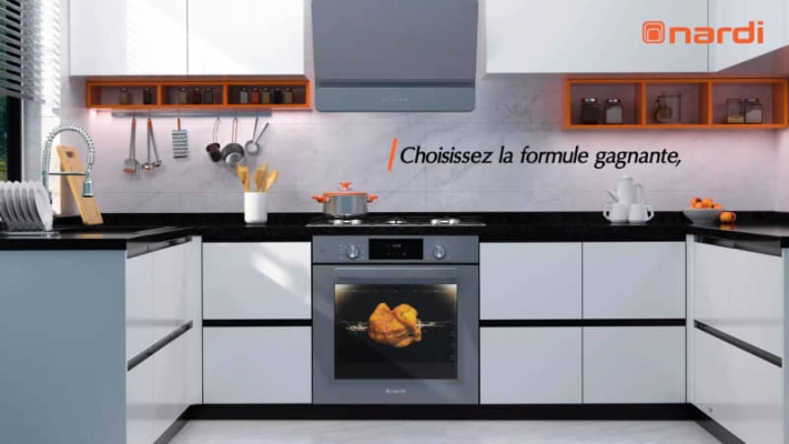 HOTTE NARDI DECORATIVE MURAL GRIS NARDO - NHD-640GG - NHD-640GG