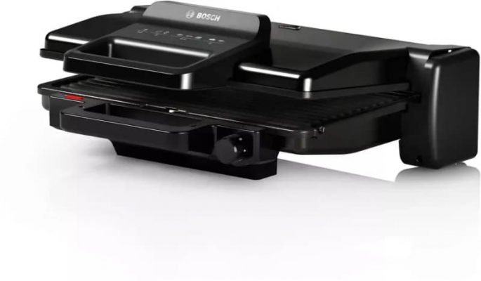 GRILLE A VIANDE BOSCH 2000W AVEC 3 POSITIONS DE GRILL NOIR TCG3323 - TCG3323