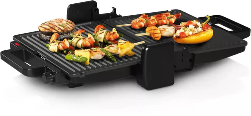 GRILLE A VIANDE BOSCH 2000W AVEC 3 POSITIONS DE GRILL NOIR TCG3323 - TCG3323