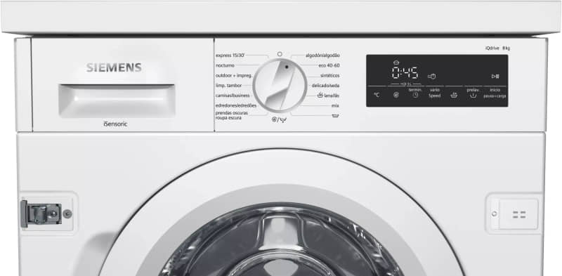MACHINE A LAVER SIEMENS INTEGRABLE 8KG IQ700 1400TR WI14W542ES - WI14W542ES