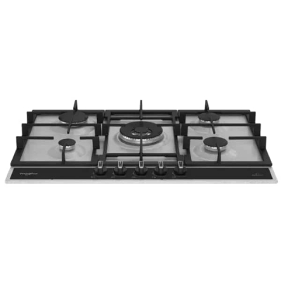 PLAQUE WHIRLPOOL 5FEUX NOIR INOX WHG75R522W2XBGDZ - WHG75R522W2XBGDZ