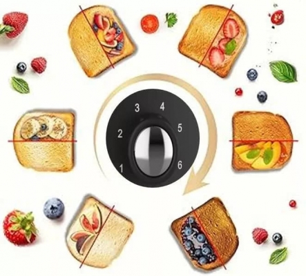 Grille-Pain NARDI Retro 4 Tranches 2300W Argenté - NGP420CA