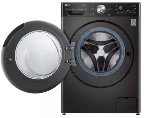 MACHINE A LAVER LG 13/8 KG SECHAGE BLACK STEEL F4V9LCP2EE - F4V9LCP2EE