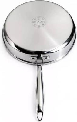 Sauteuse KLAUS Inox 28cm avec Couvercle Verre - 5880195