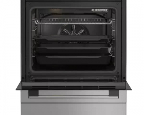 Cuisini&egrave;re Whirlpool Gaz 60cm 4 Feux Four Elc Inox - WR60EG831227XDZ