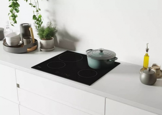 Plaque vitroc&eacute;ramique Rosi&egrave;res 60cm 4 zone noir - ROCTH64CT