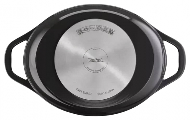 Cocotte Tajin Tefal Air Ovale 30 cm en Fonte Allum - E2558955