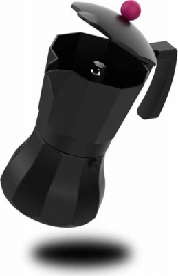 Cafeti&egrave;re Italienne Taurus Black Moments 12 Tasses - KCP90012I