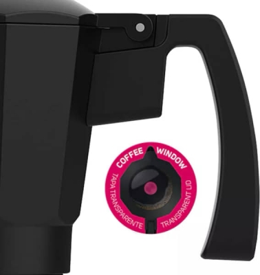 Cafeti&egrave;re Italienne Taurus Black Moments 6 Tasses - KCP9006I