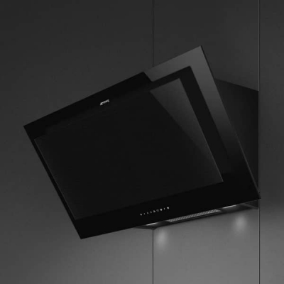 HOTTE SMEG  DECORATIVE NOIR 90CM KV194B3 - KV194B3