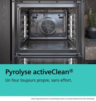 FOUR SIEMENS IQ300 71L 7 PROGRAMME HUMIDE CLEAN HB574ABR3F - HB574ABR3F