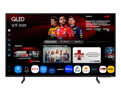TELEVISEUR SAMSUNG QLED 85'' AI Q7F 4K QUANTUM DOTS SMART - TQ85Q7FAA - TQ85Q7FAA