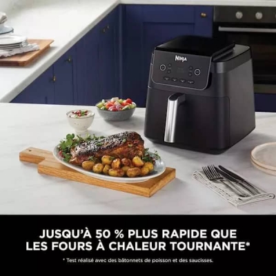 Friteuse Air Fryer Ninja 1 Bac 4en1 6,2 L Noir - AF170EU