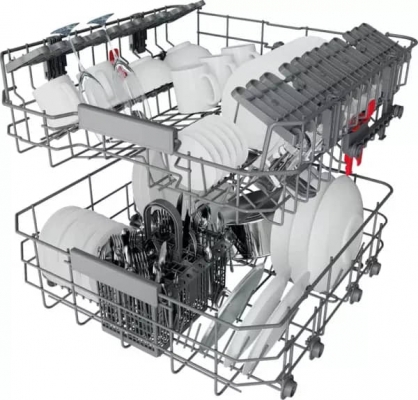 LAVE VAISSELLE WHIRLPOOL 16 COUVERT DARK INOX ENCASTRABLE WBD668DD3DZ - WBD668DD3DZ