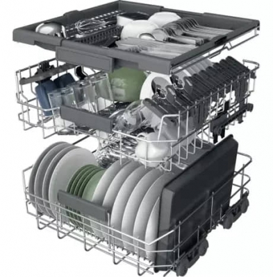 LAVE VAISSELLE WHIRLPOOL 16 COUVERT HomeWhiz (Wi-Fi + Bluetooth) DARK INOX WFD6611DD3XBR - WFD6611DD3XBR