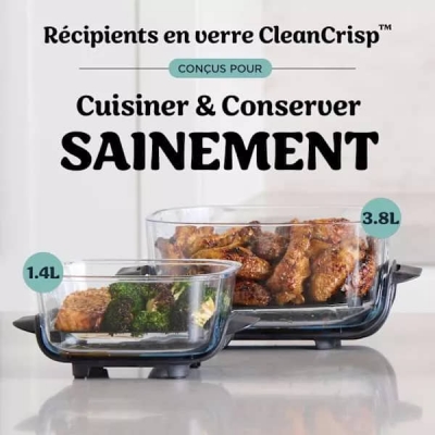 Friteuse &agrave; Air Ninja Crispi 4en1  3.8L 1700W - FN1O1EUGY