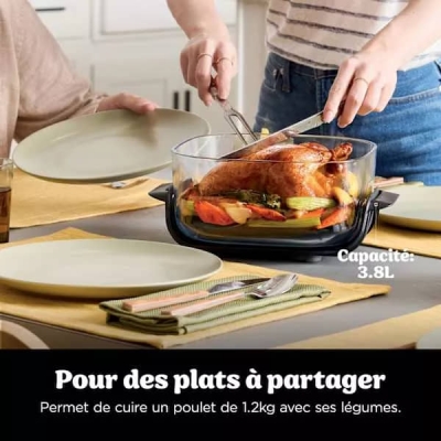 Friteuse &agrave; Air Ninja Crispi 4en1  3.8L 1700W - FN1O1EUGY