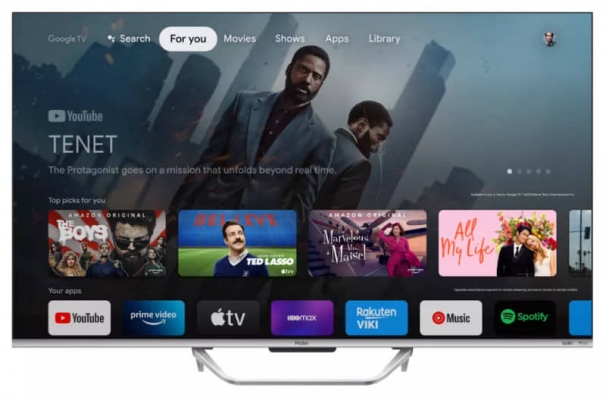 TV Haier 50 QLED 4K Google TV Dolby Atmos - H50S800UX