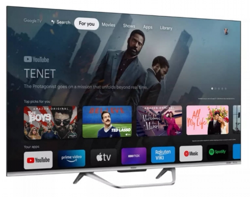 TV Haier 50 QLED 4K Google TV Dolby Atmos - H50S800UX