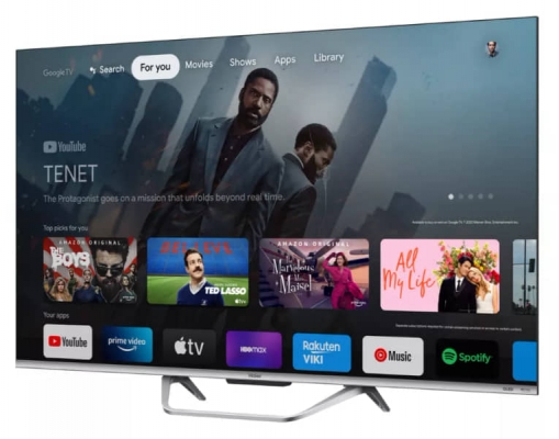 TV Haier 55 QLED 4K Google TV Dolby Atmos - H55S800UX