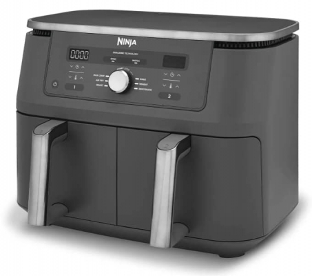 FRITEUSE AIR FRYER NINJA 2 BAC 9.5L 6EN1 2KG DZ400EU - DZ400EU