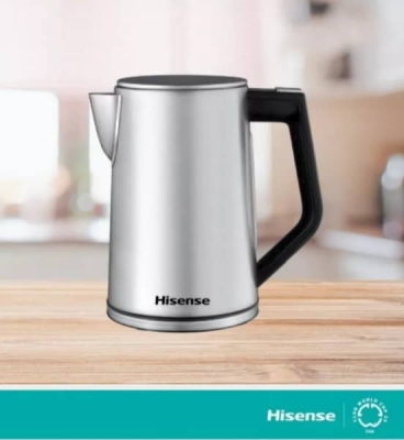 Bouilloire &Eacute;lectrique Hisense 1.7L Argent 2200W - H17KSSS3