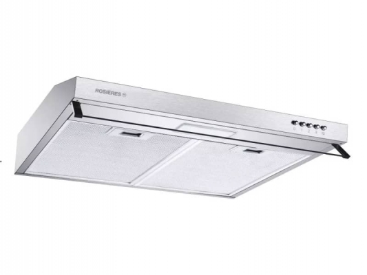 HOTTE ROSIERE CASQUETTE 60CM INOX 360M3/H RHC224-1IN - RHC224-1IN