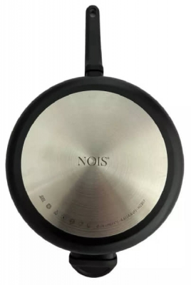 sauteuse nois lid silver 4.6L 28cm noir  830898 - 830898