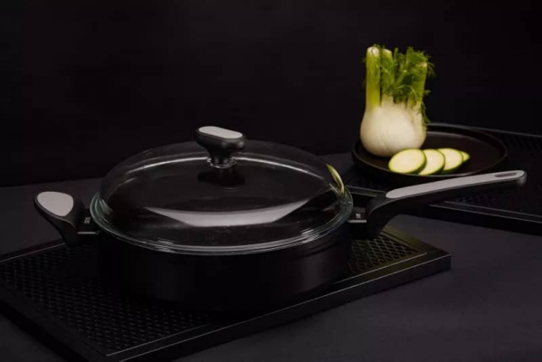 sauteuse nois lid silver 4.6L 28cm noir  830898 - 830898
