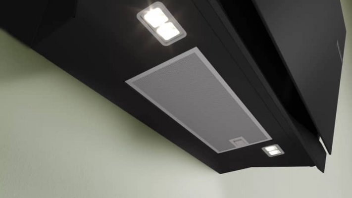 HOTTE BOSCH DECORATIVE NOIR INCLINE 90CM WIFI SERIE 8 DWK91LT60 - DWK91LT60