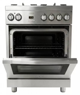 CUISINIERE NICLA MODELE VALORA GAZ ELECTRIQUE 60CM SEMI PROFESSIONNEL INOX VALORA-T - VALORA-T