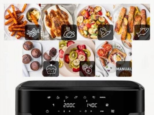 friteuse Air Fryer MOULINEX Easy Fry Dual XXL 11L - EZ942HF0